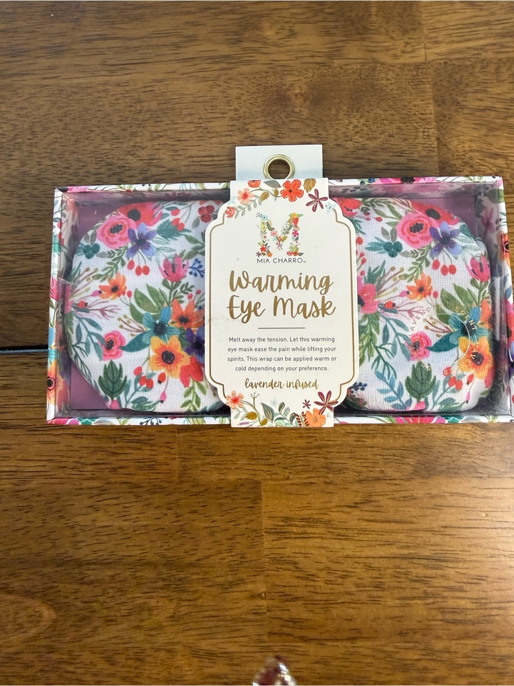 Floral Warming Eye Mask - Pink Multi